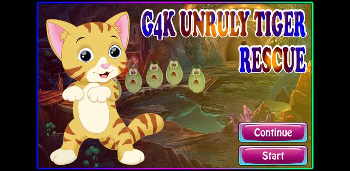 Banner of Best Escape Games 164 Unruly Tiger Rescue Game 1.0.0