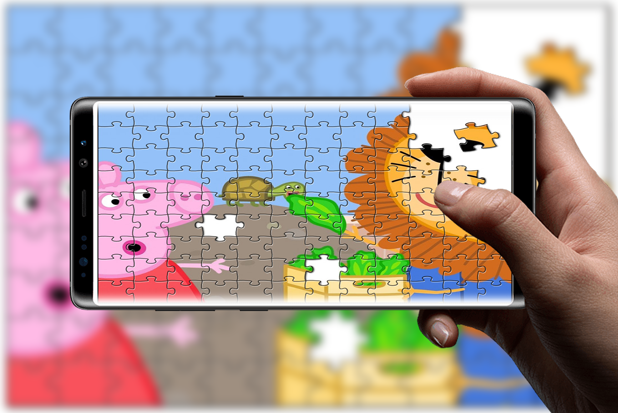 Screenshot of Peppa pigg jigsaw puzzle 2019