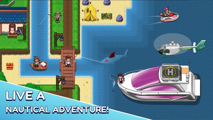 Nautical Life 2: Fishing RPG 게임 스크린 샷