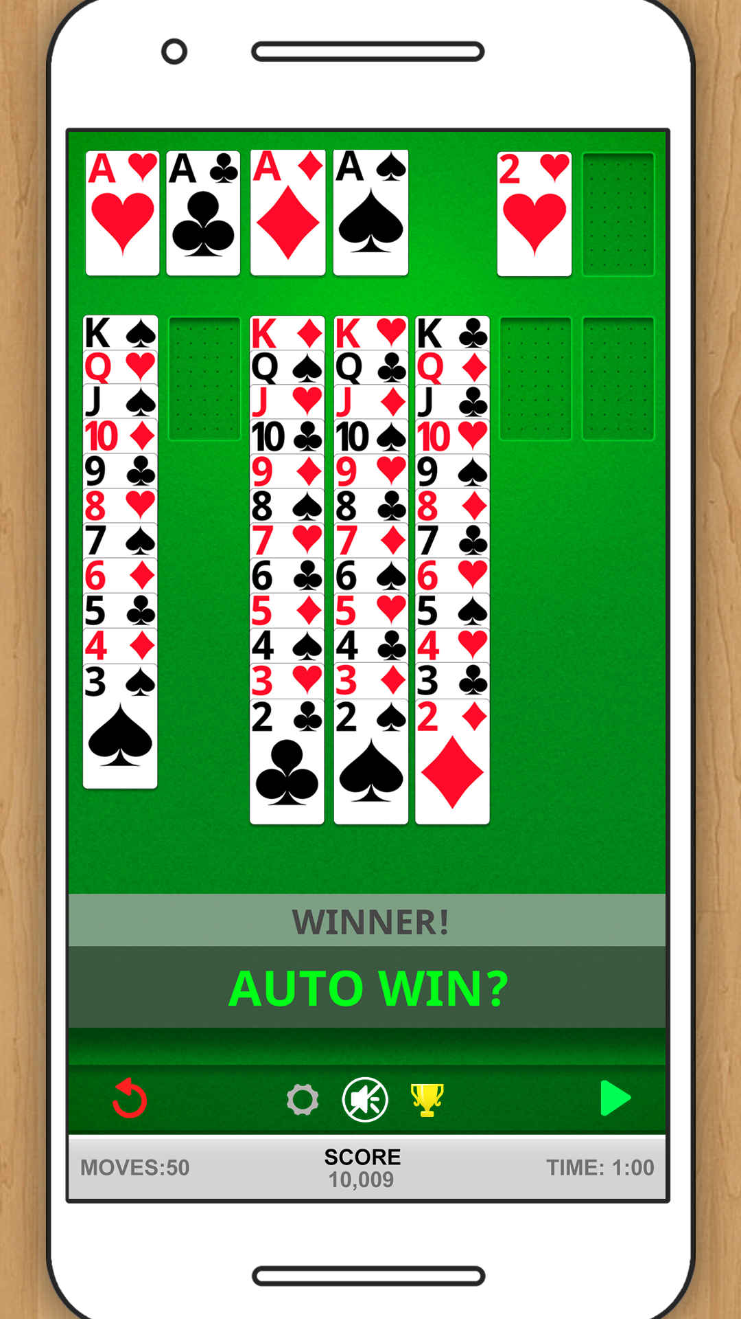 SOLITAIRE CLASSIC CARD GAME Game Screenshot