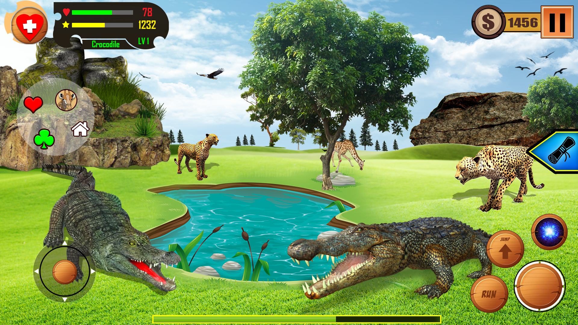 Screenshot 1 of Trò chơi mô phỏng cá sấu 3d 