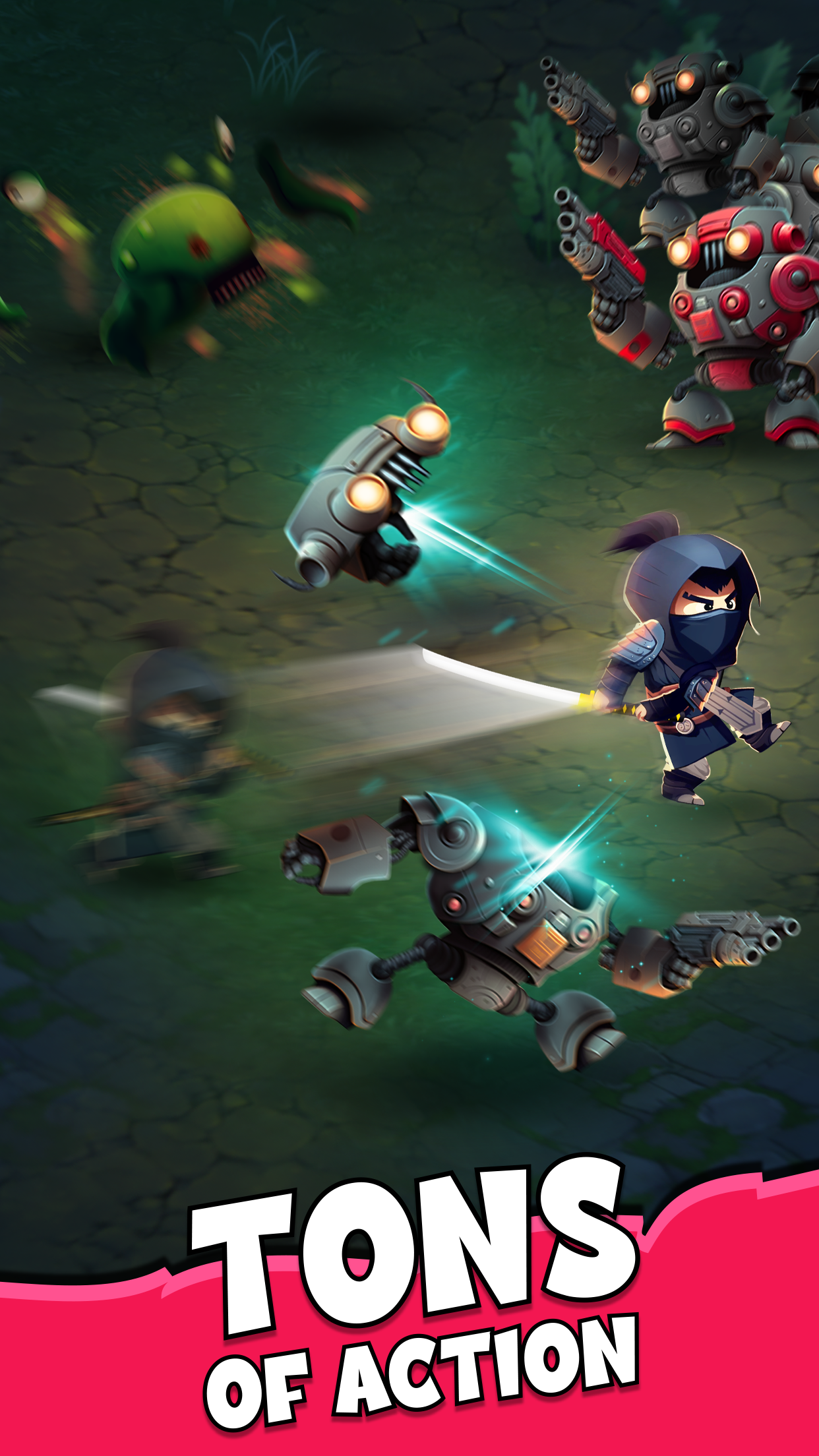 Screenshot of Ninja Alien: Survival Arena