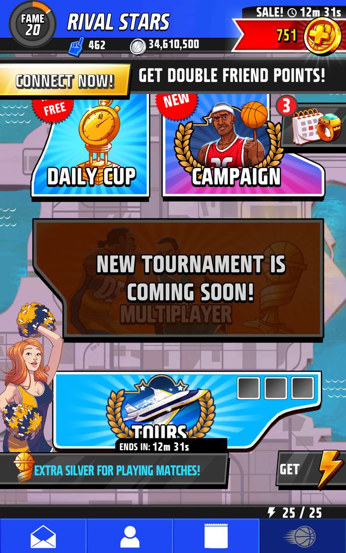 Screenshot of Rival Stars Basketball