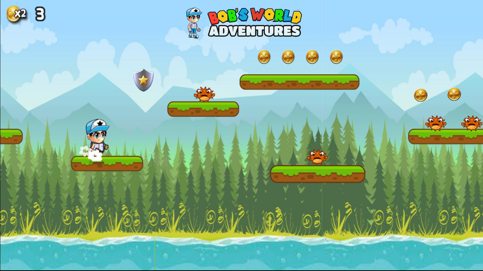 Bob Leps World Adventure ゲームのスクリーンショット