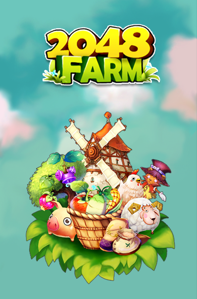 Screenshot 1 of Merge farm 2048: ដីតូចរបស់ខ្ញុំ 0.96