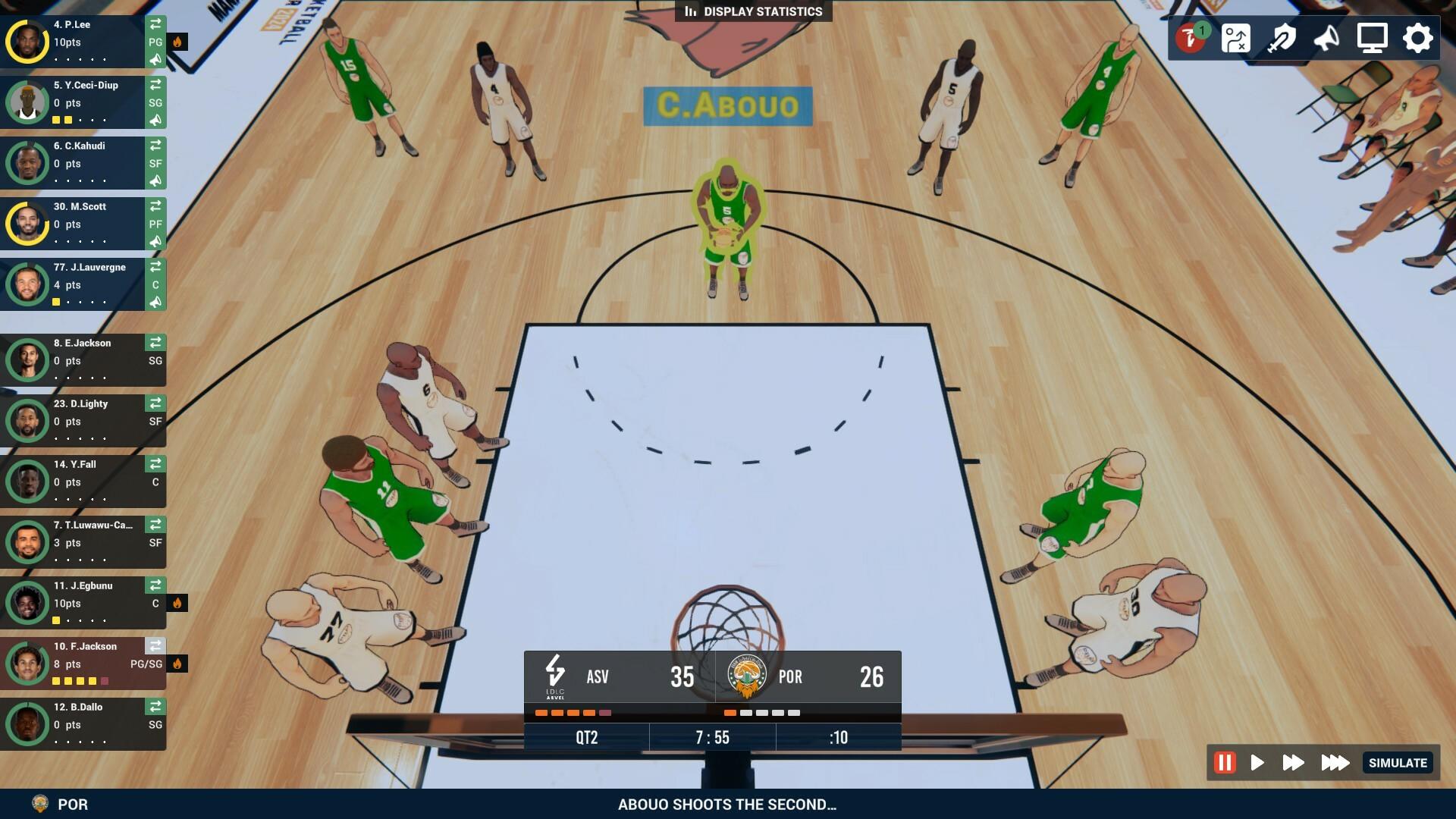 Screenshot of Pro Basketball Manager 2024