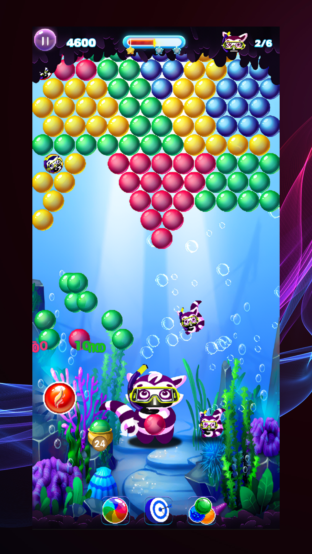 Bubble Pop Blitz Shooter Game Game Screenshot