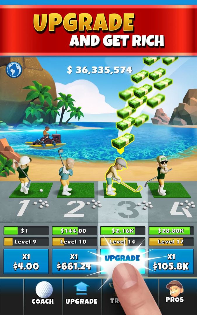 Idle Golf Tycoon screenshot game