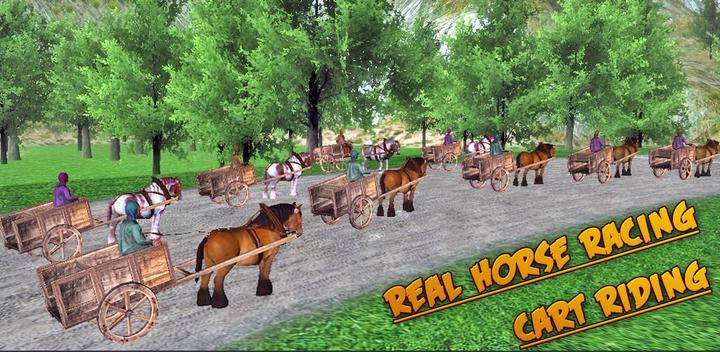 Banner of Real Horse Racing Cart Riding 1.0