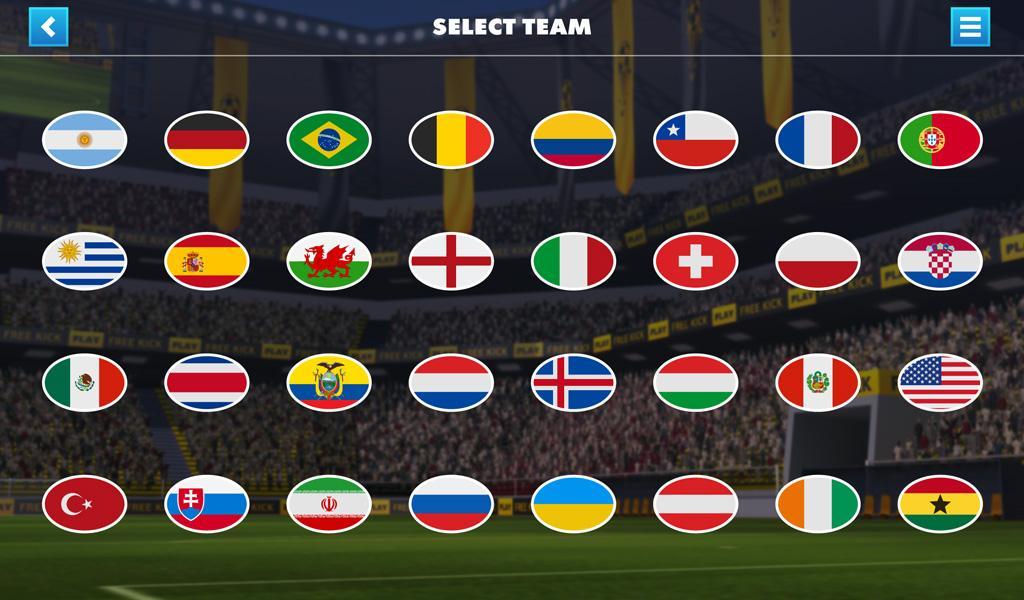 SOCCER FREE KICK WORLD CUP 17 Game Screenshot