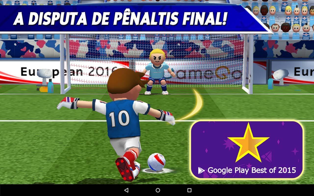 Captura de Tela do Jogo Perfect Kick - futebol