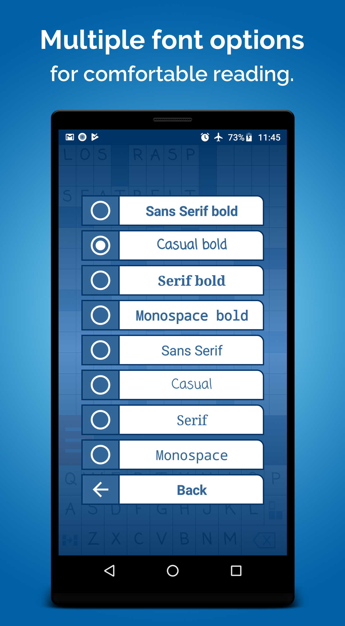 Cuplikan Layar Game Crossword Puzzle