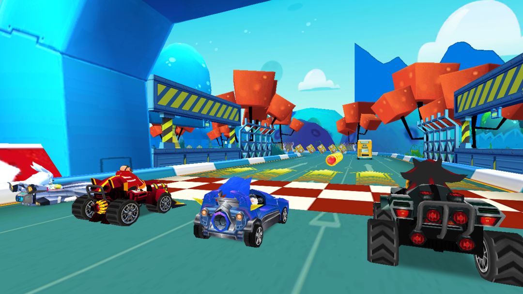 Super Sonic Kart Racing screenshot game