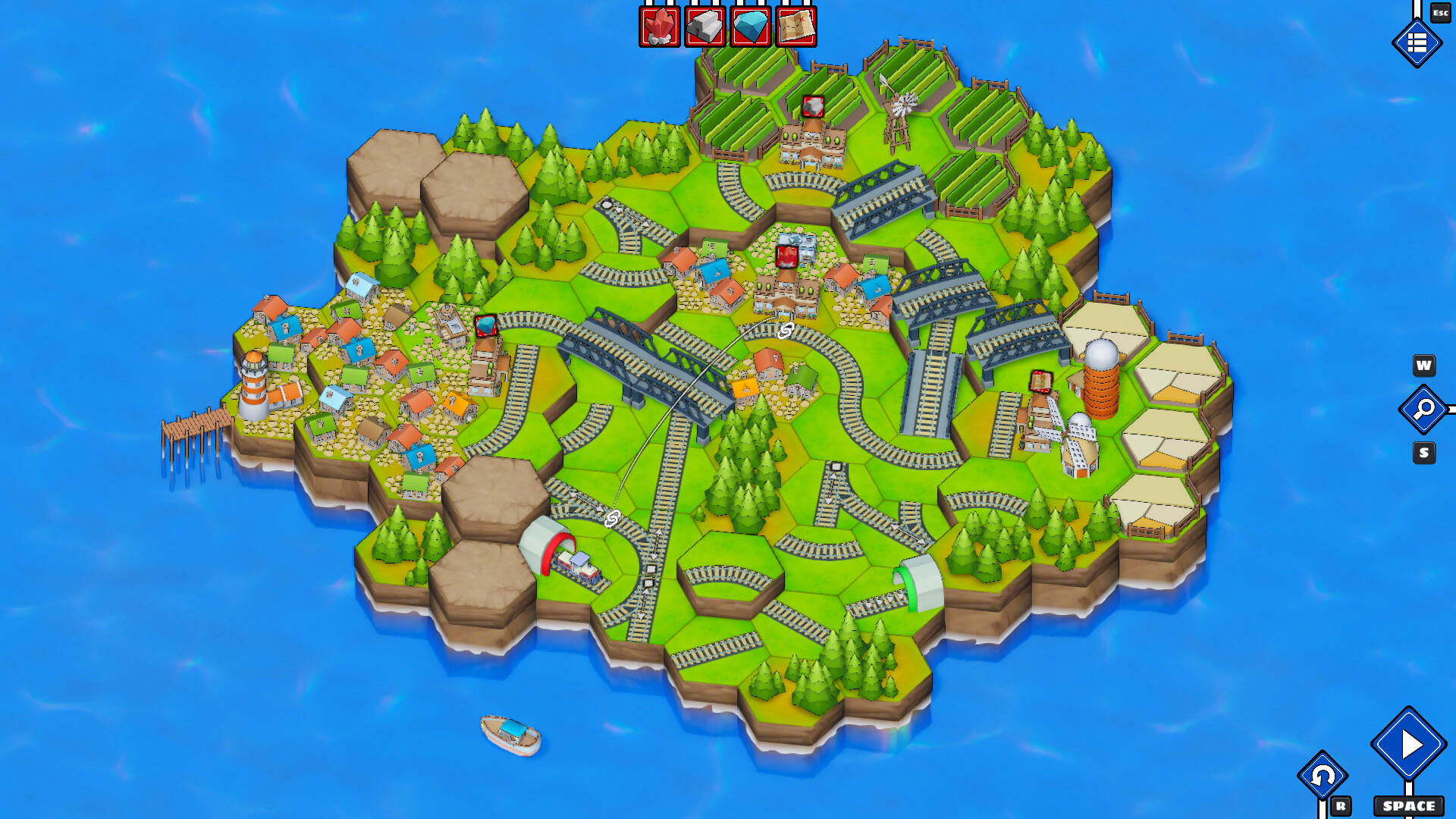 Railway Islands 2 - Puzzle screenshot game