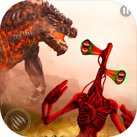 Siren Head Godzilla Fight 3D