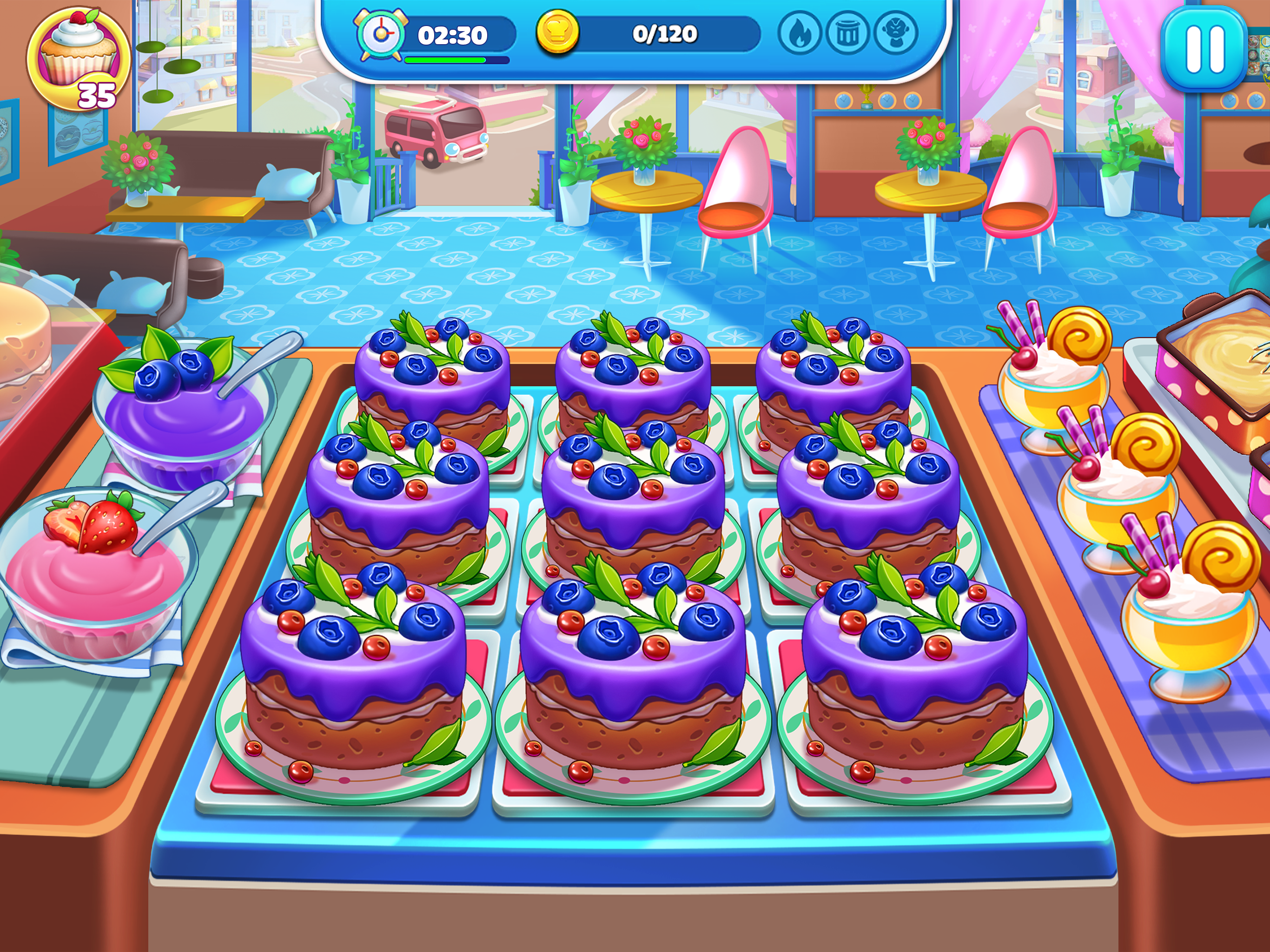 Screenshot of Food Diary: Girls Cooking game