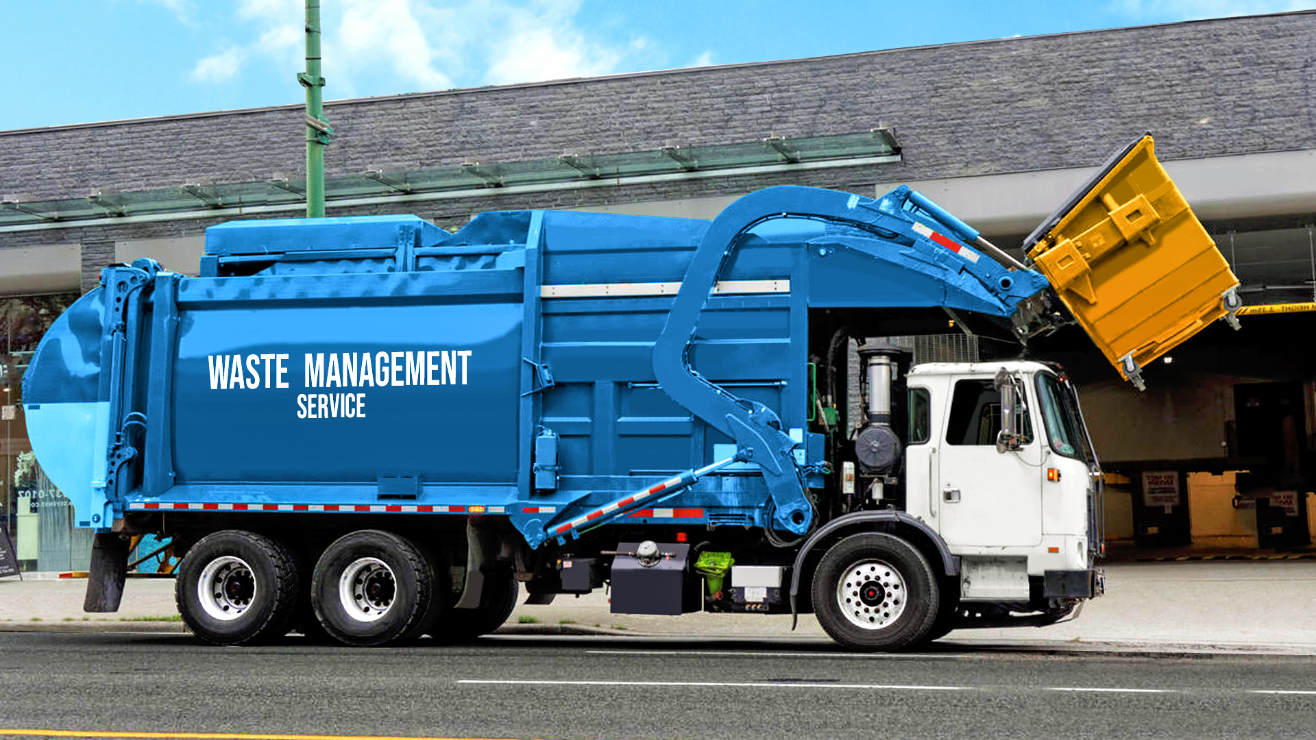 Trash Truck Driving Games 3d Game Screenshot