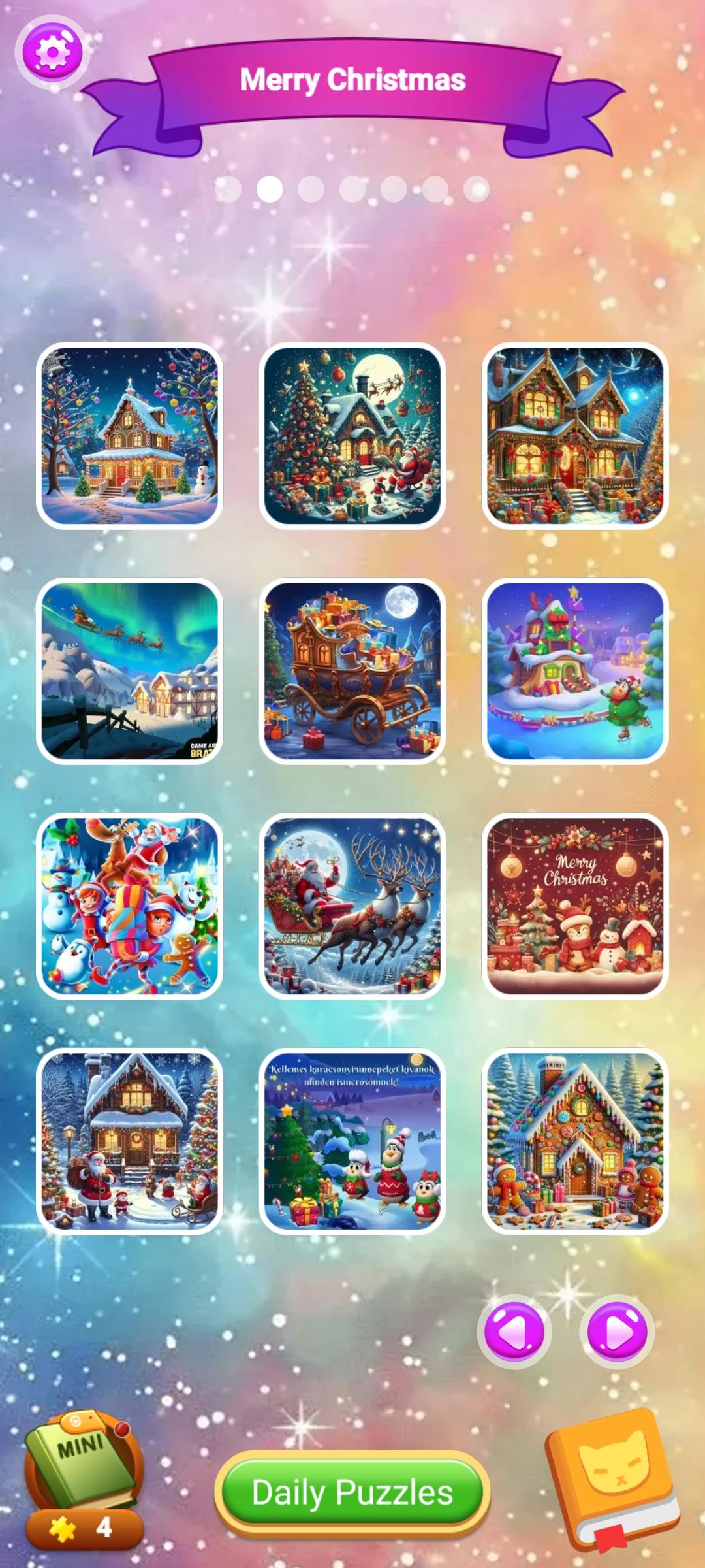 Christmas Jigsaw Puzzle Game Screenshot