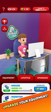 Idle Podcast Studio Game Screenshot