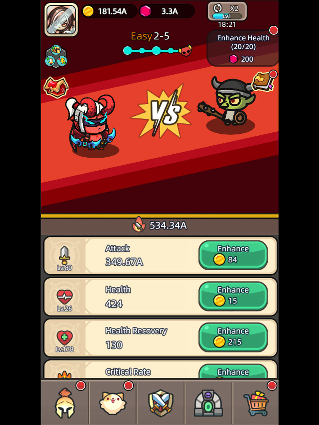 Legend of Nonstop : Idle RPG Game Screenshot