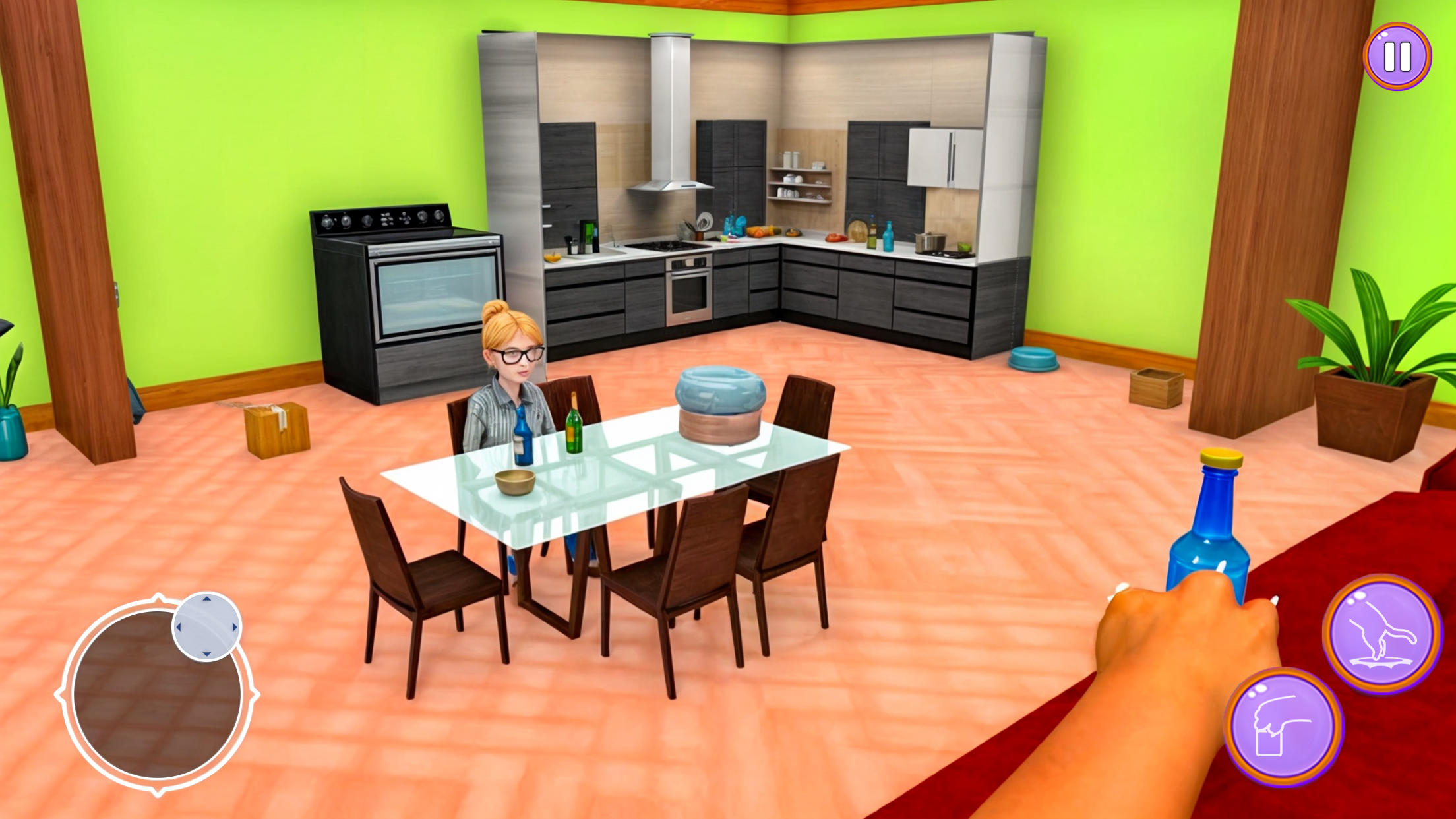 Naughty Cat: Angry Gran Games Game Screenshot