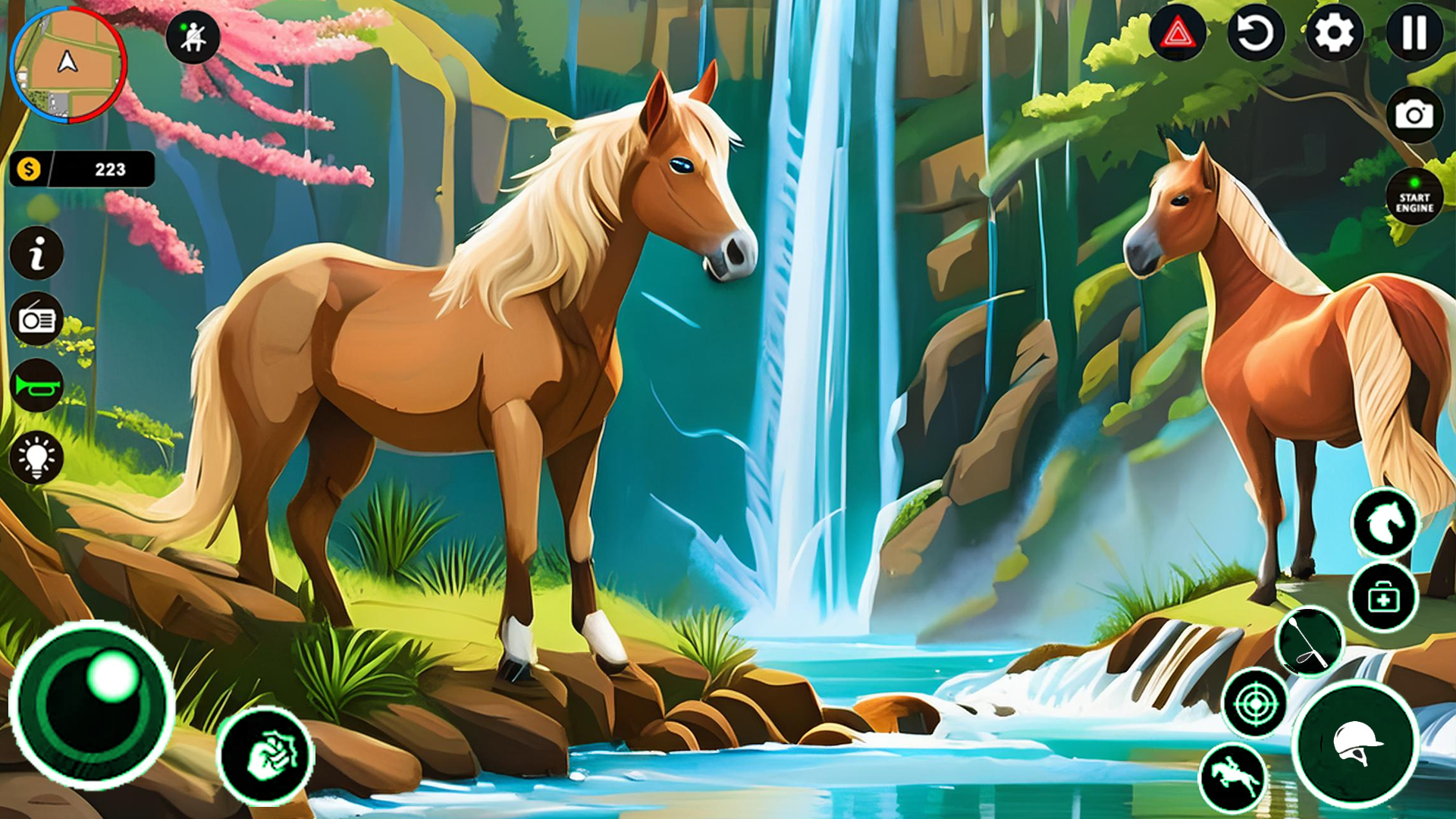 Wild Horse Family SImulator Game Screenshot