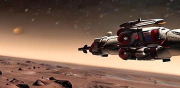 Banner of Mars Shooter Game 