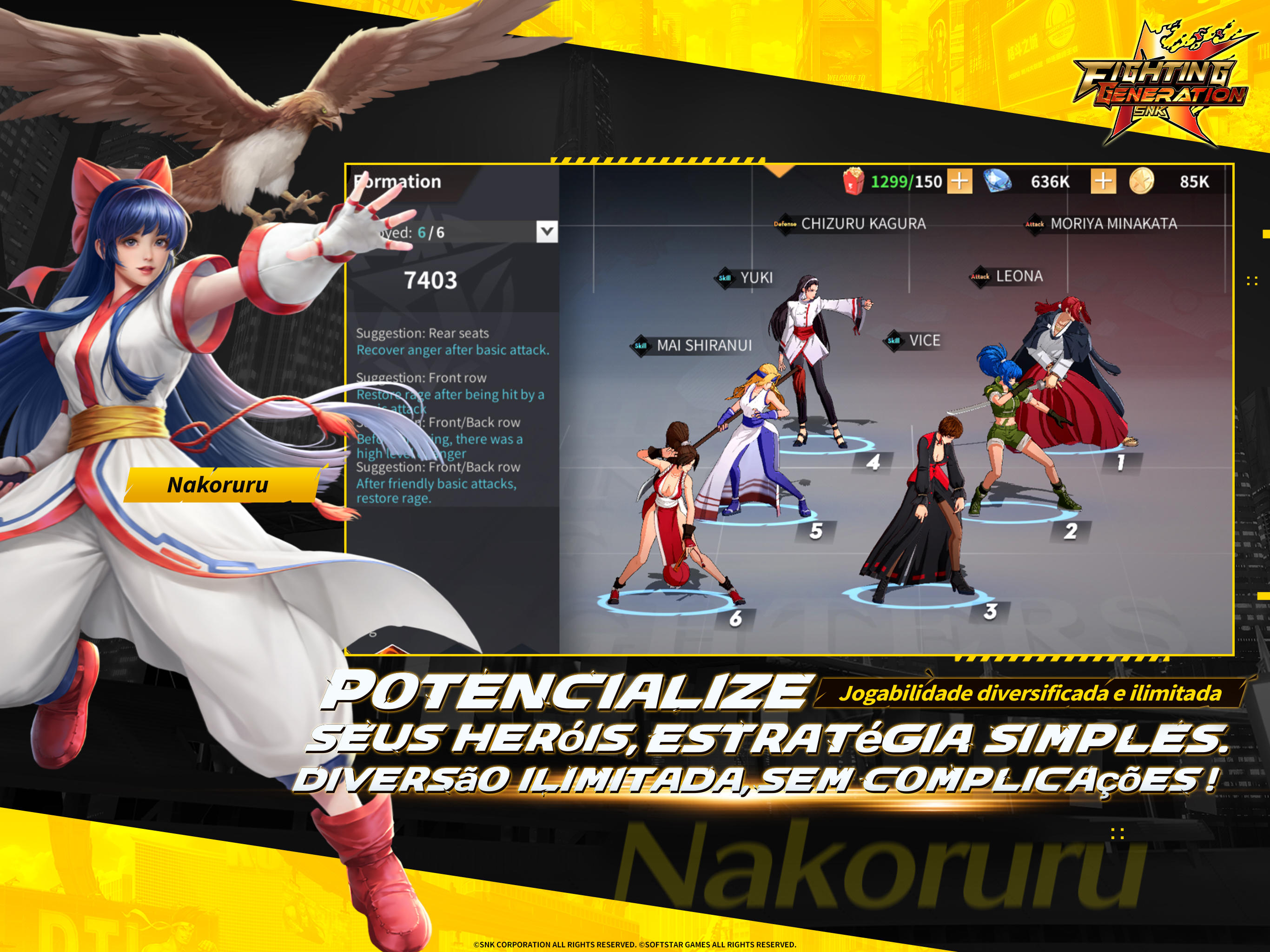 Screenshot of SNK: Fighting Generation