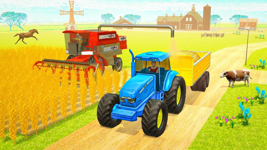 Farm Tractor Driving Simulator 게임 스크린 샷