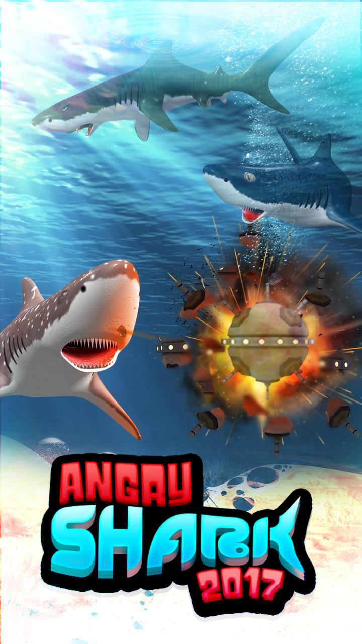 Cuplikan Layar Game Angry Shark 2017 : Simulator G