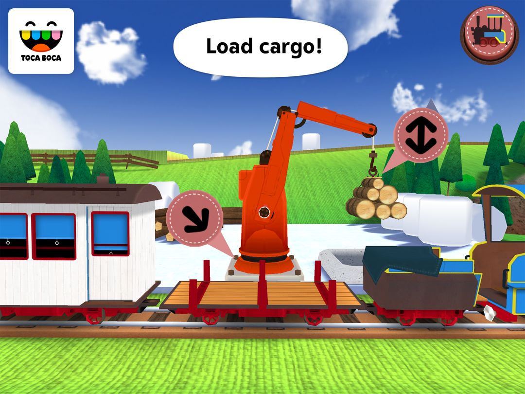 Toca Train screenshot game