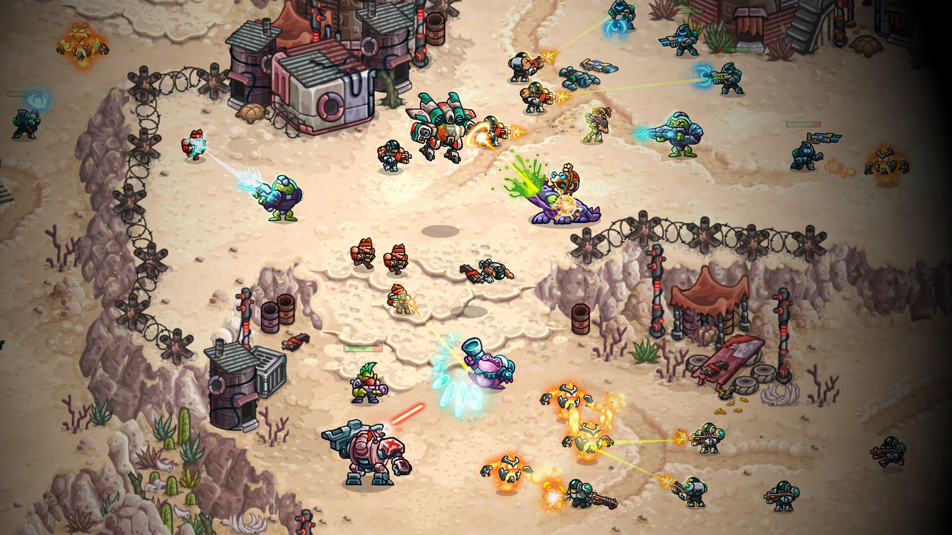 Iron Marines Invasion Game Screenshot