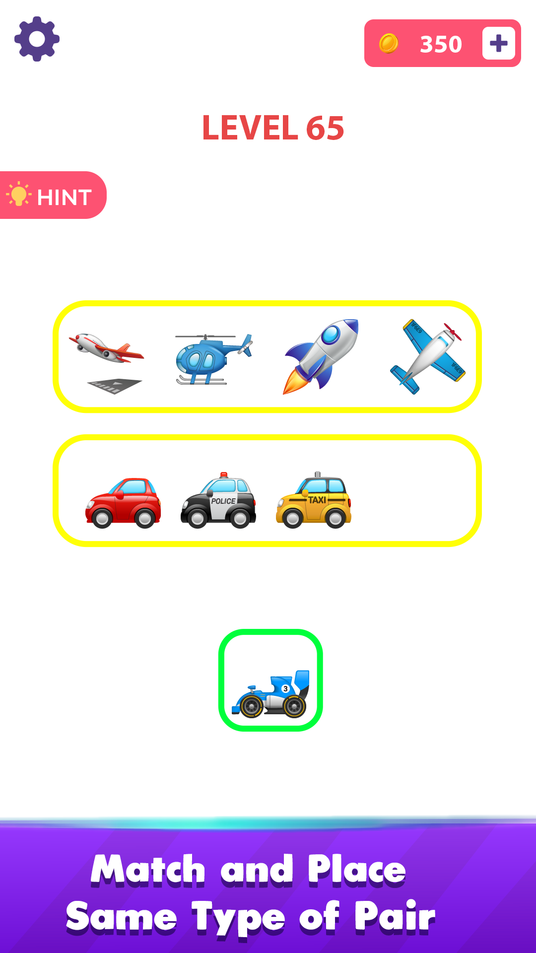 Emoji Challenge Match Puzzle Game Screenshot