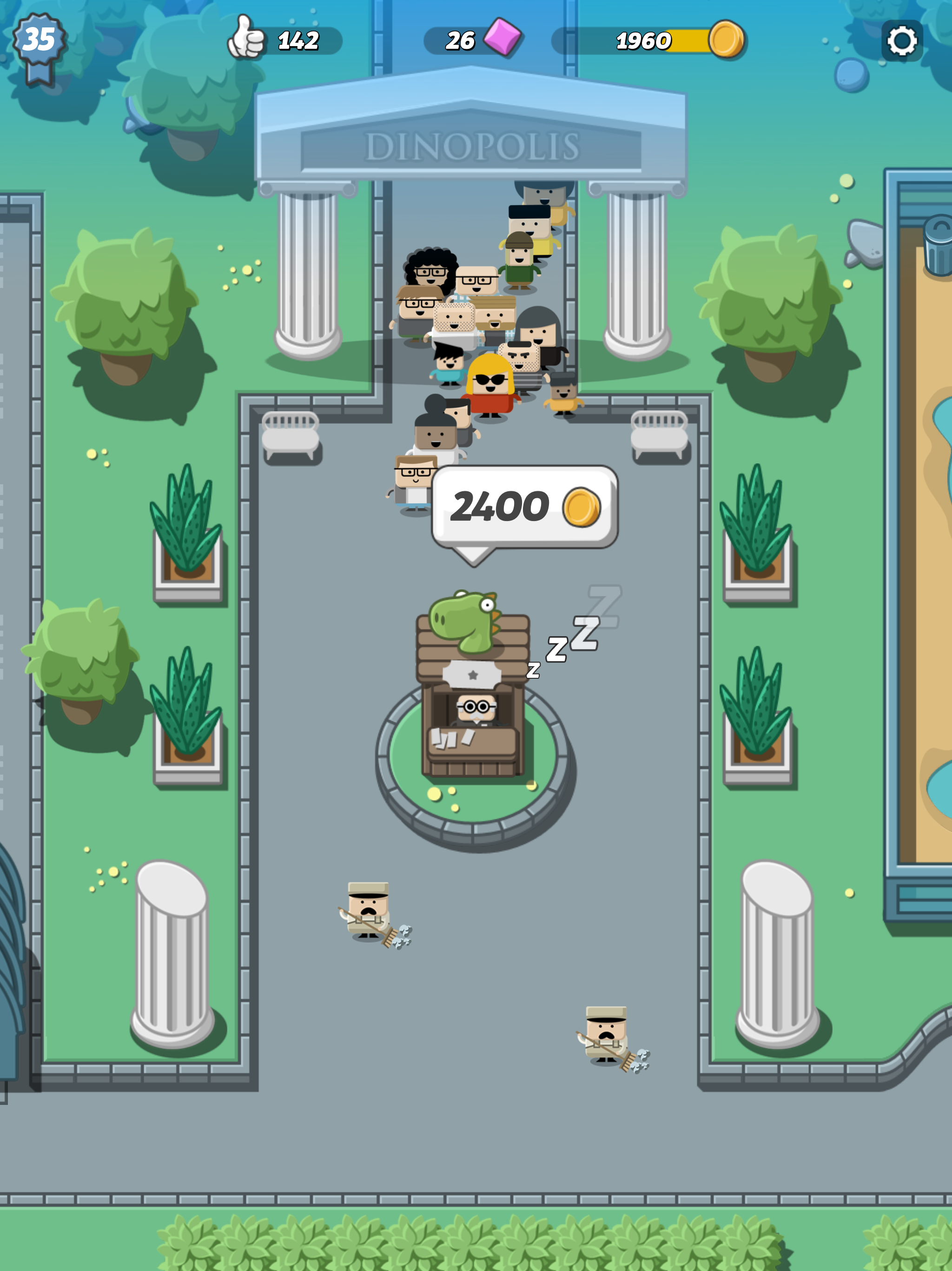 Crazy Dino Park Game Screenshot