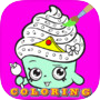 Coloring Book Shopkins Game
