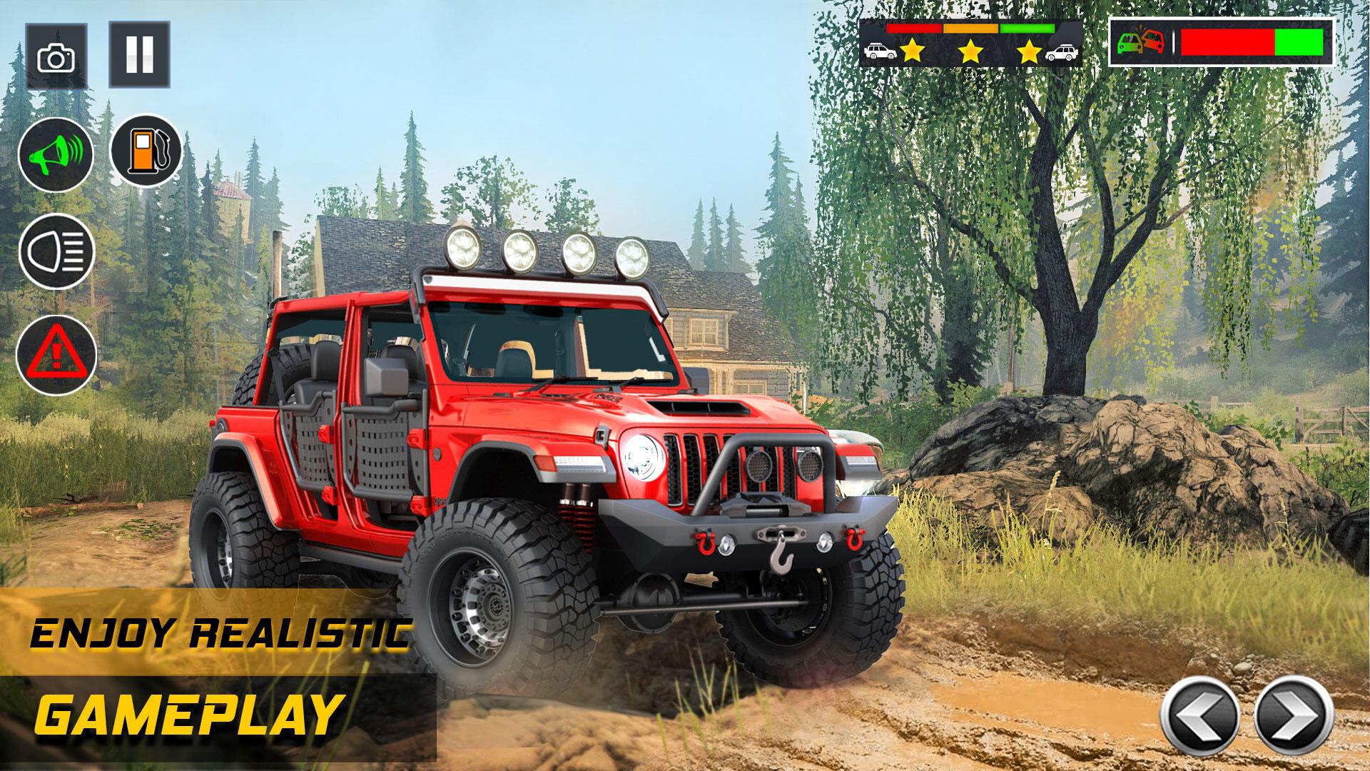 Offroad SUV Mud Truck Driving Game Screenshot