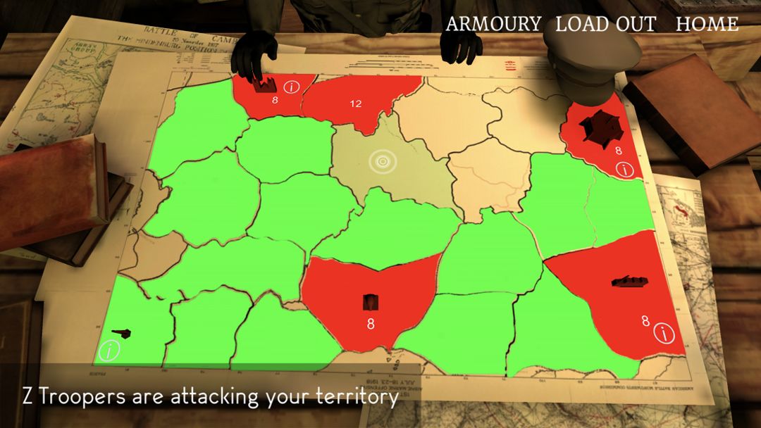 Screenshot of ZWar1: The Great War of the Dead