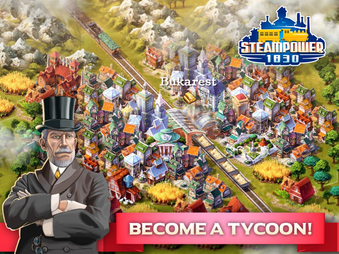 SteamPower 1830 Railroad Tycoon遊戲截圖