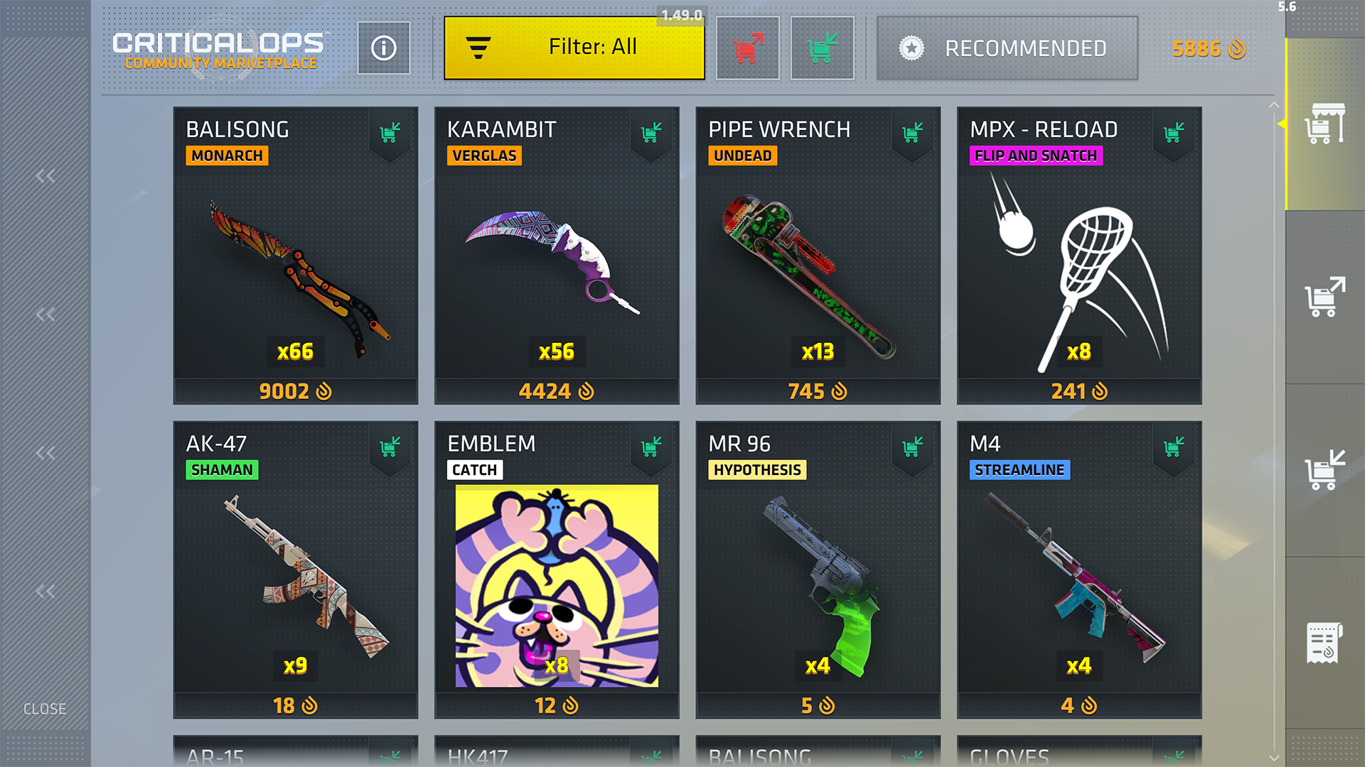 Critical Ops: Multiplayer FPS ゲームのスクリーンショット