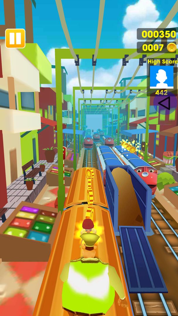 Train Subway Surfers Run 게임 스크린 샷