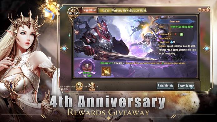 Blades and Rings Game Screenshot