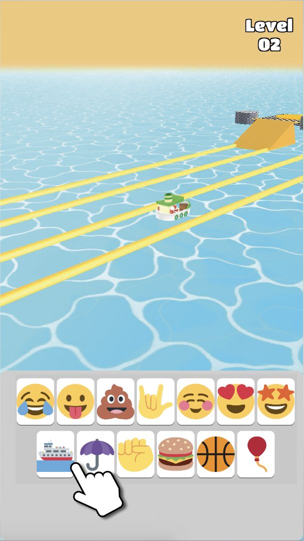 Screenshot of Emoji Run!