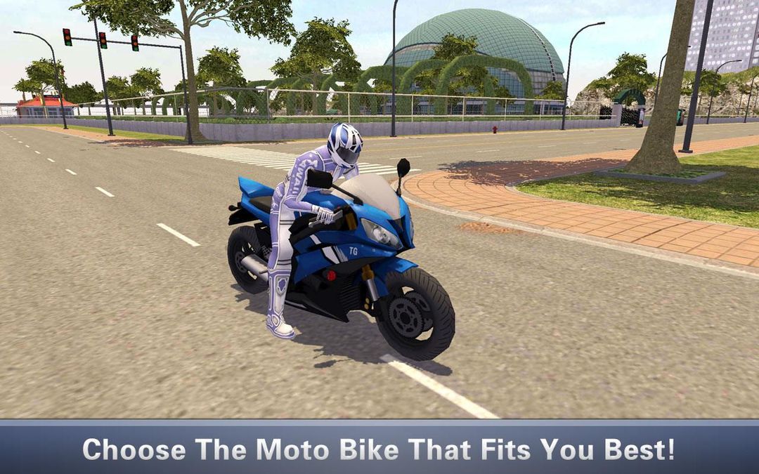 Screenshot of Furious City Moto Bike Racer 4