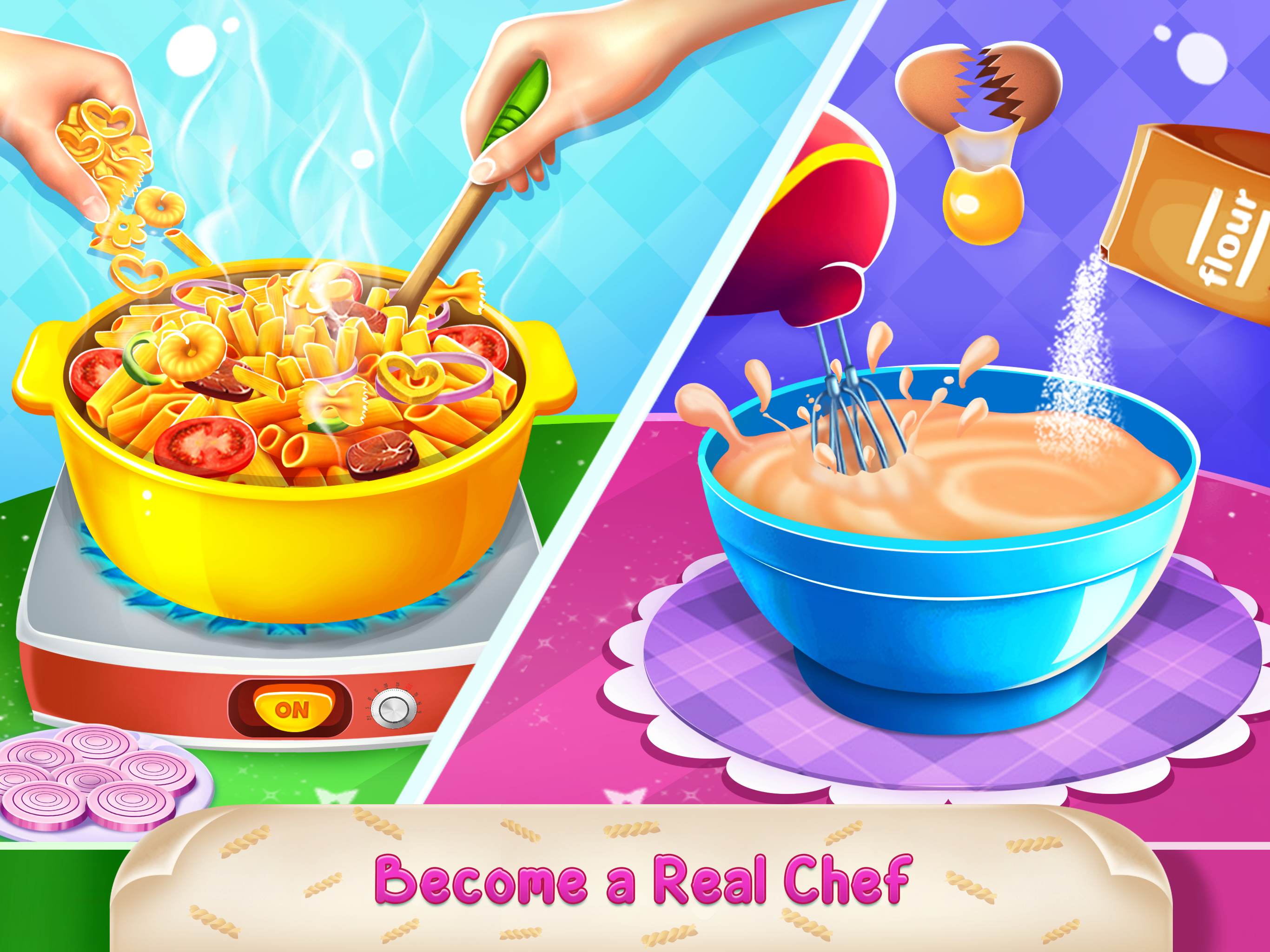 Icecream Cone Cupcake Baking Game Screenshot