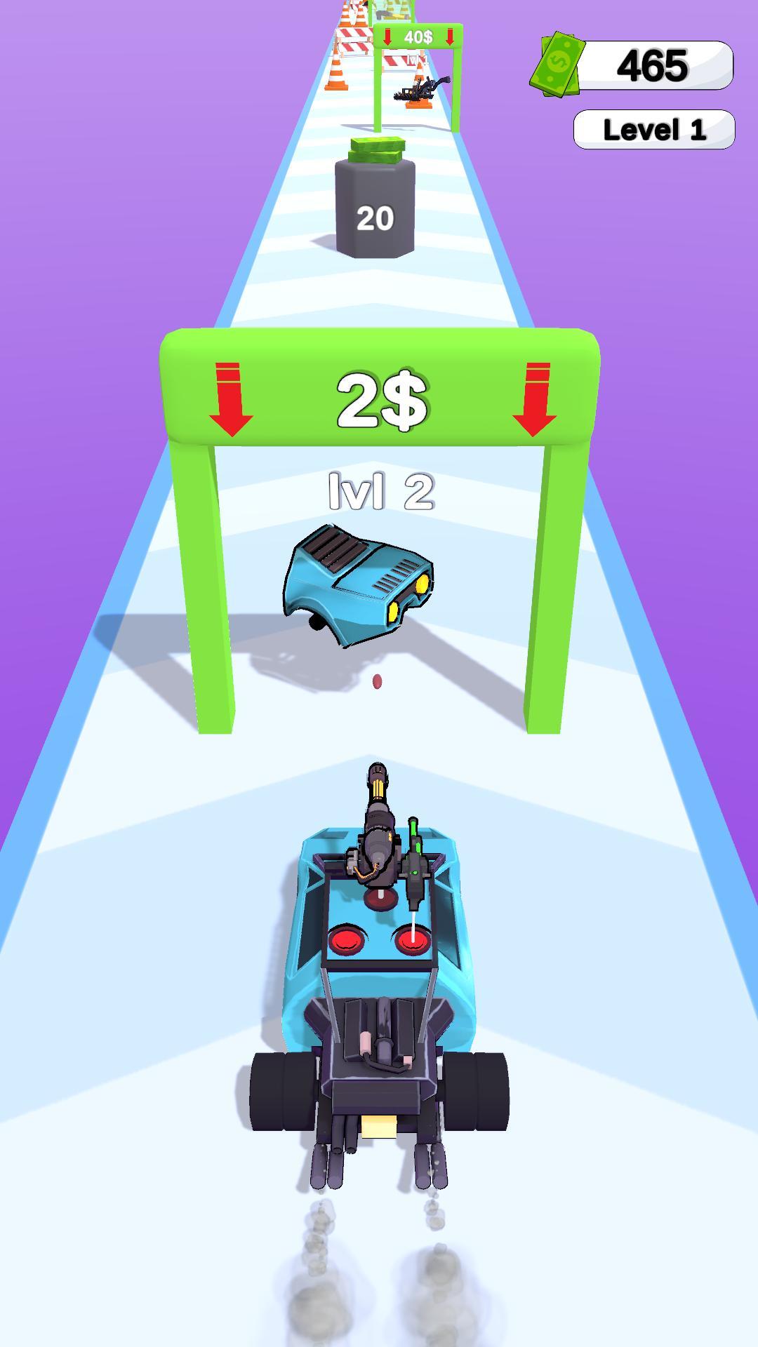 Скриншот игры Mad Car Run