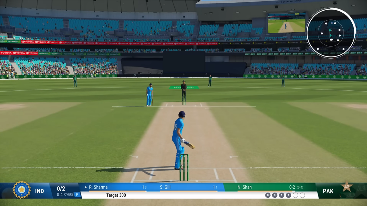 Screenshot 1 of Juego de bate y pelota - Juego de críquet 1.0