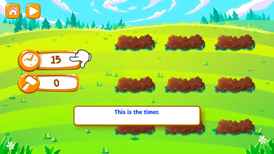 Whack A Mole Game Screenshot