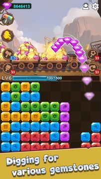 Cuplikan Layar Game Gemstone Pop Craze
