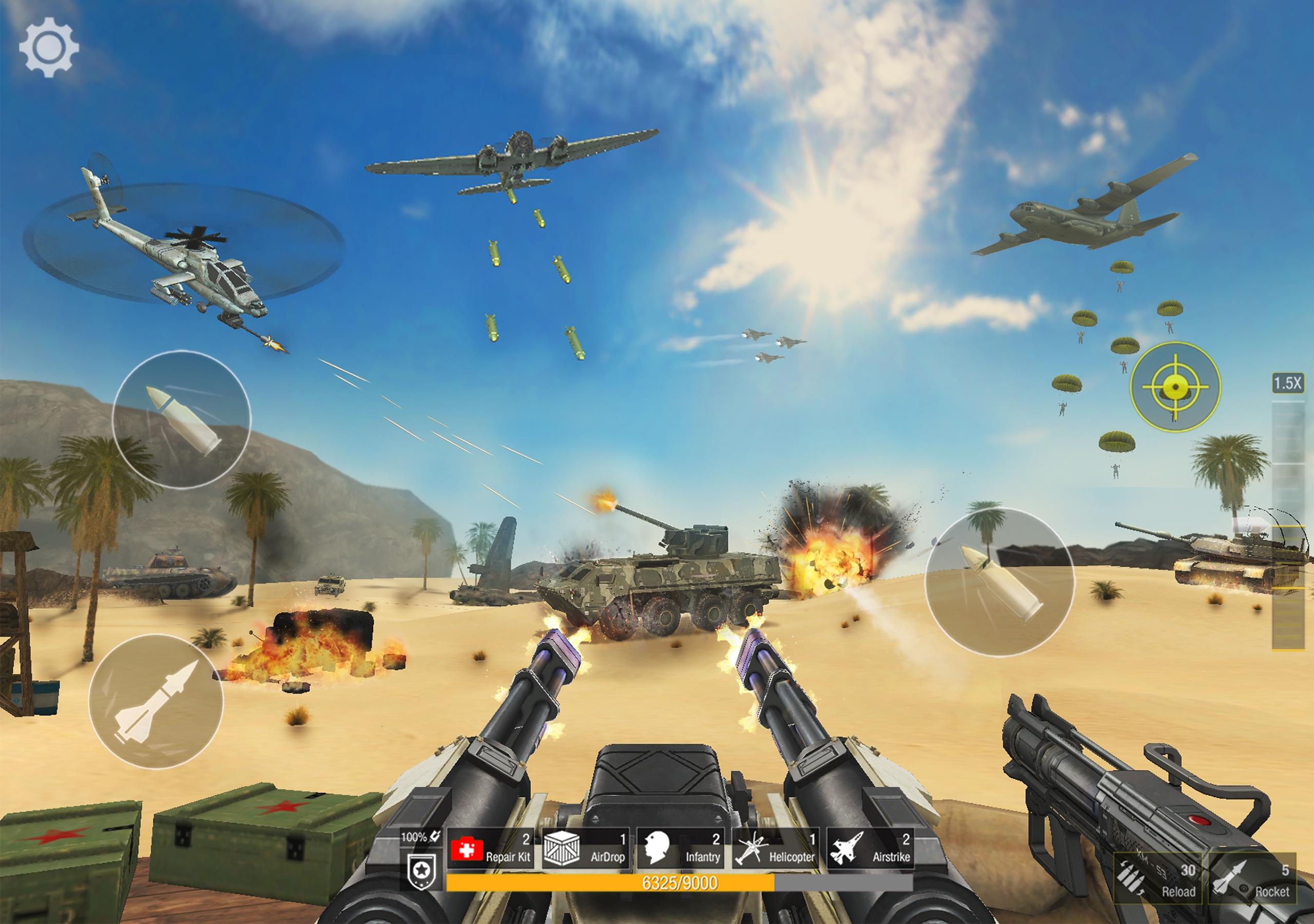 World War: Fight For Freedom ภาพหน้าจอเกม