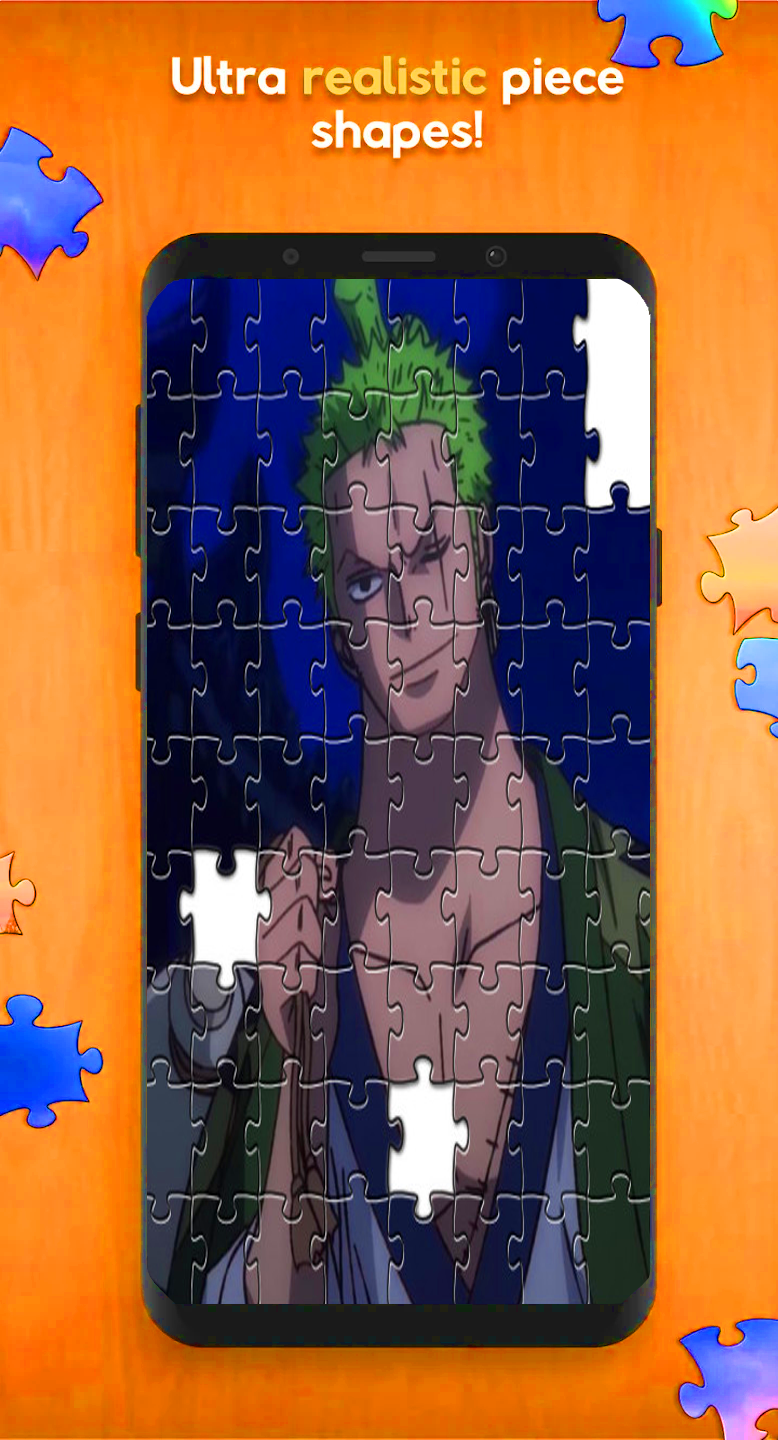 Screenshot of Roronoa Zoro Jigsaw Puzzle